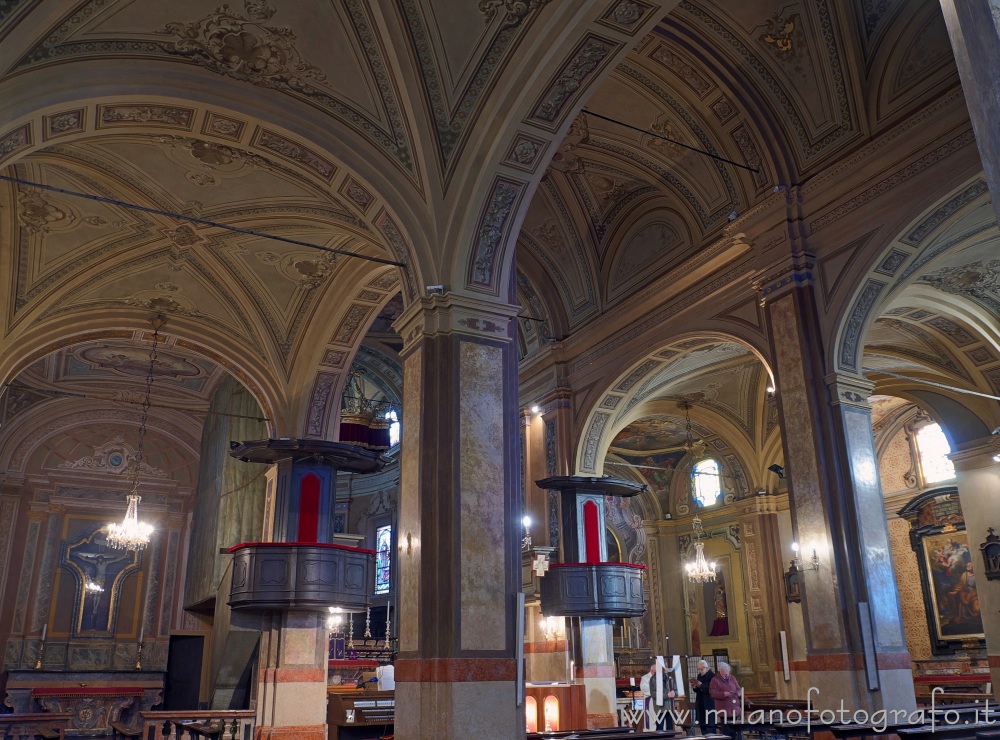Biandrate (Novara, Italy) - Interior of the Church of San Colombano
